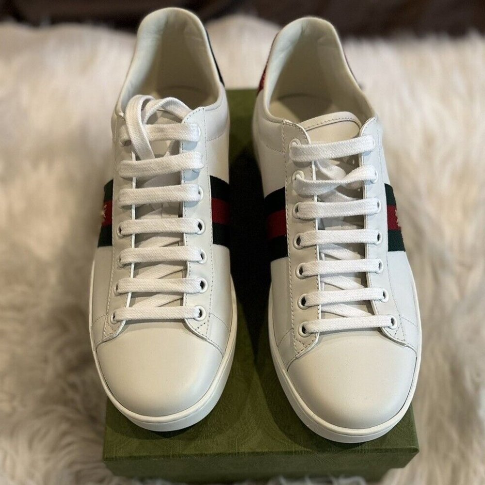 Gucci Ace Embroidered Bee Sneaker White. Women Sneakers. New!!!